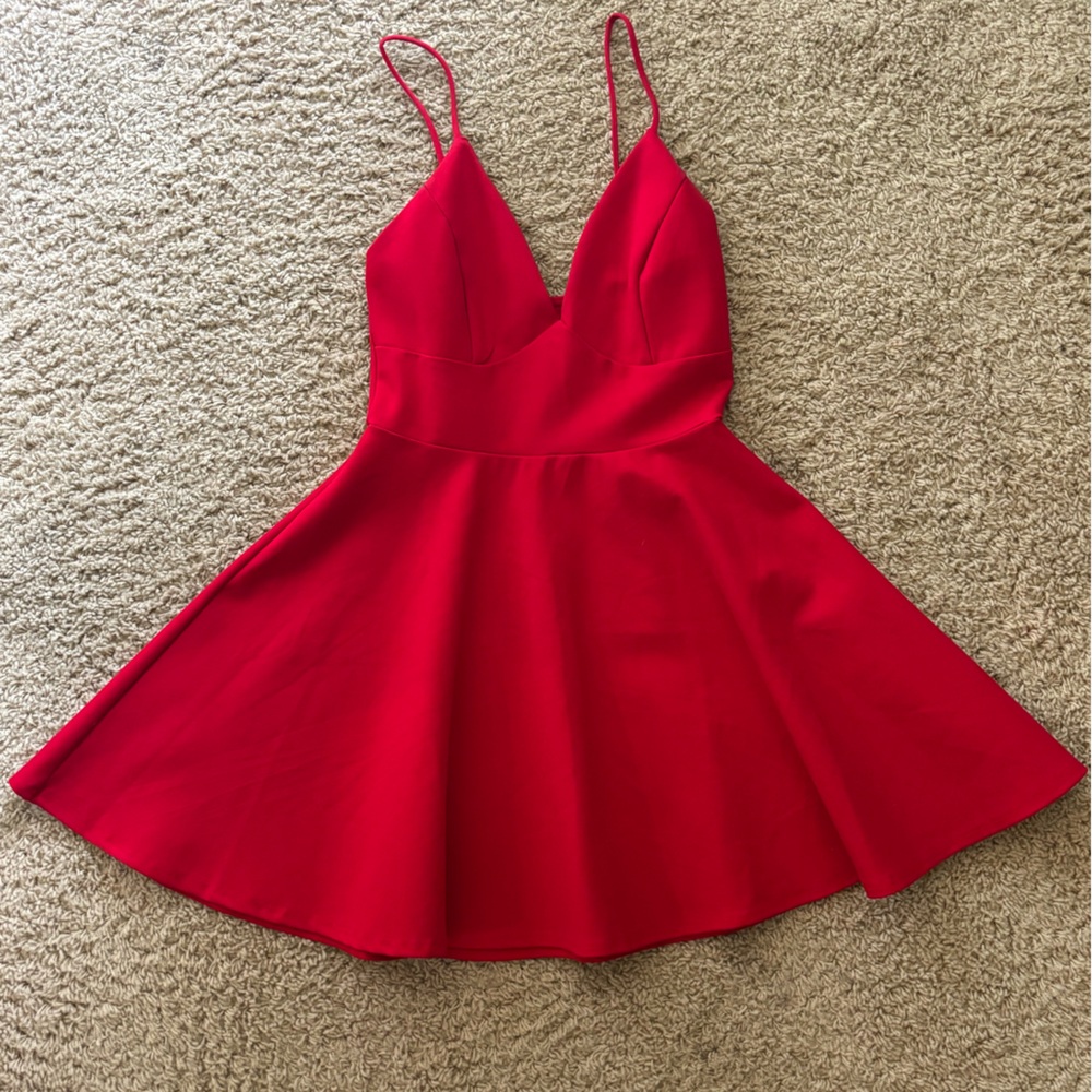 Windsor Vibrant Red mini dress